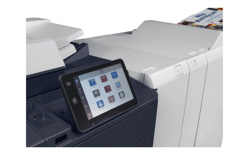 Right side accesories of the Xerox® PrimeLink® C9200 Series Printer